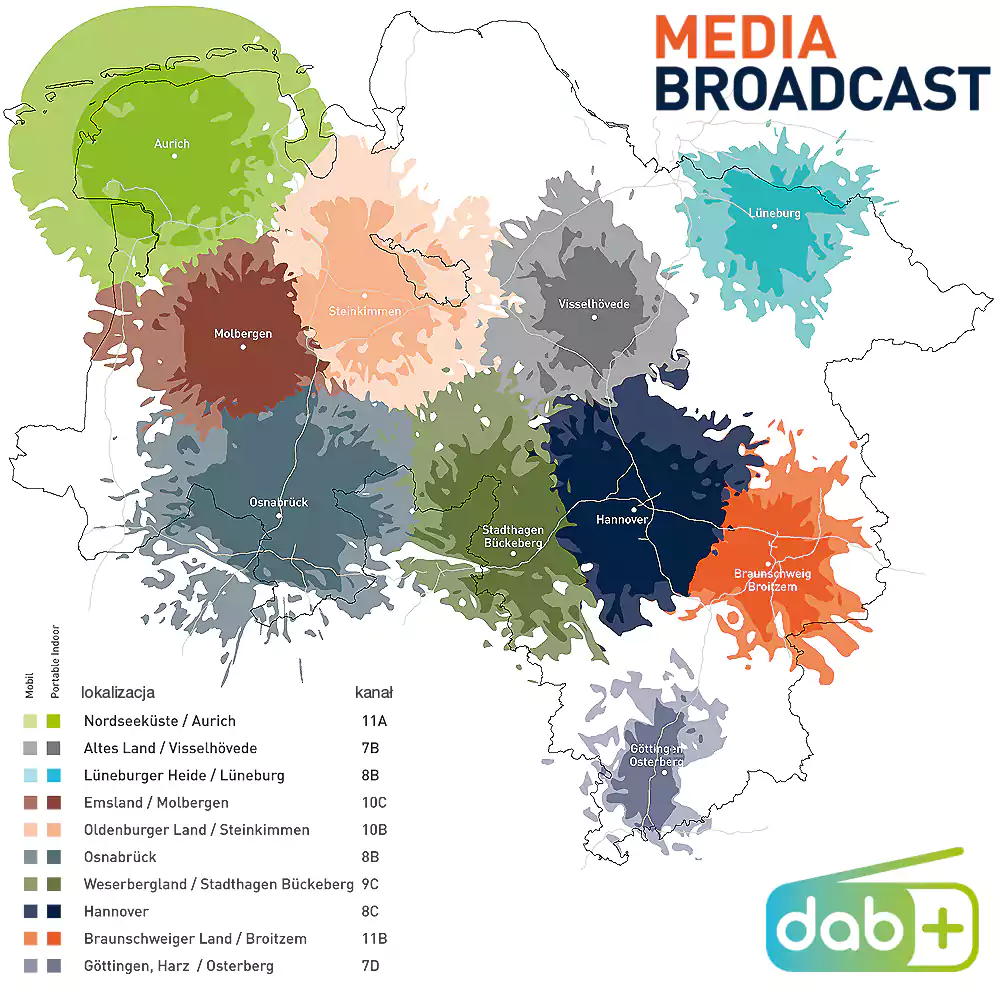 Mapa zasięgu (grafika: Media Broadcast)