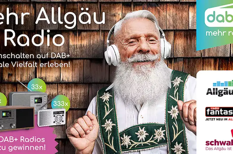 Kampania reklamowa na południu Bawarii. (źródło: BLM)