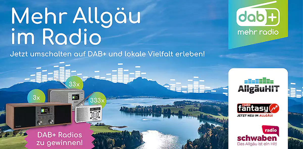 Kampania reklamowa na południu Bawarii. (źródło: BLM)