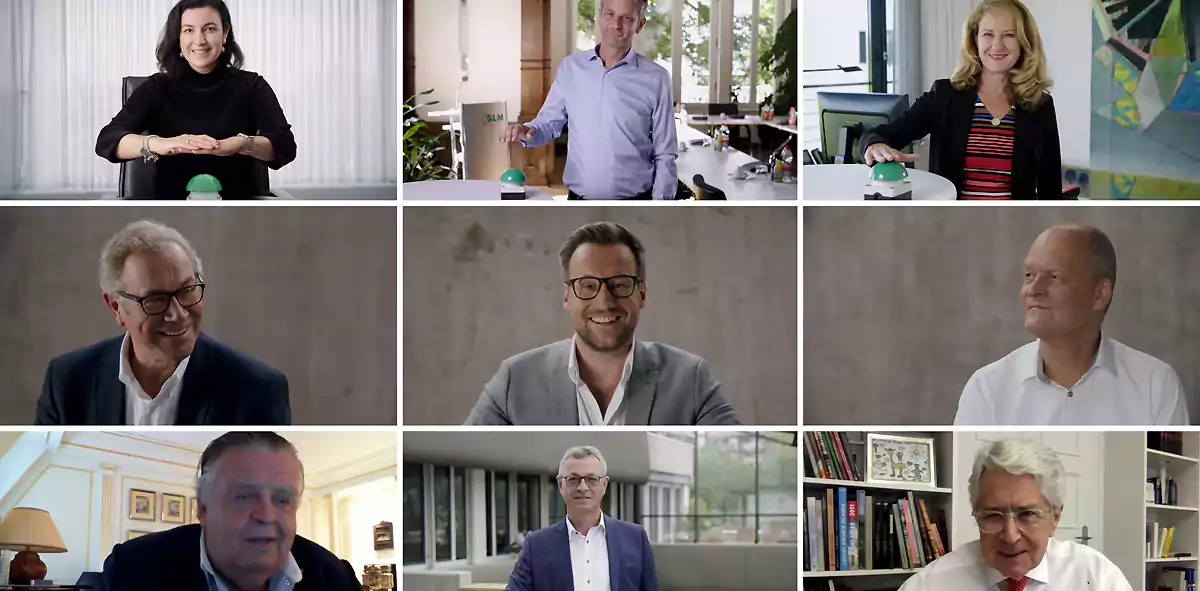 Start drugiego multipleksu ogólnokrajowego w Niemczech w 2020 r. w formie konferencji wideo. (fot: Antenne Deutschland)