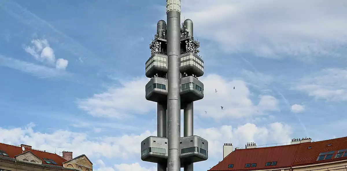 Wierza nadawcza Praga Žižkov (fot. jakub K)