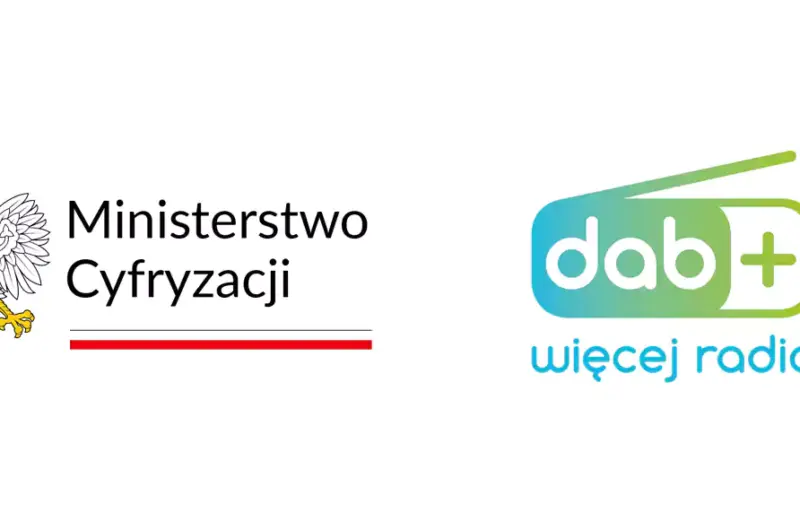 Logo Ministerstwo Cyfryzacji i DAB+