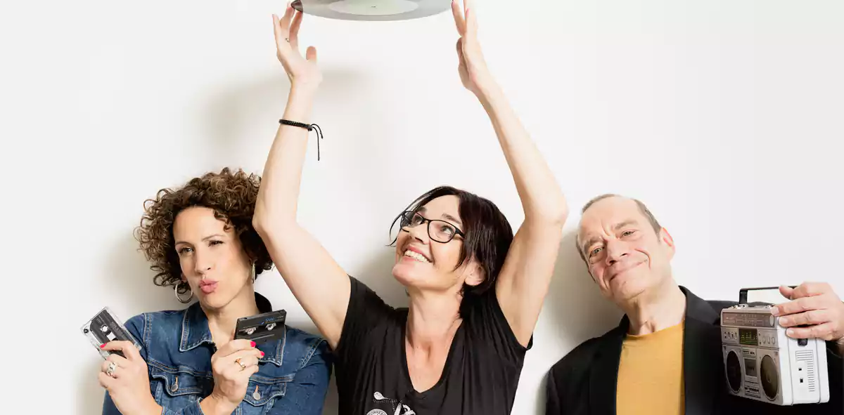 Głosy Radia Mixtape: Lissy Ishag, Monique van Schijndel i Stephan Kaiser (fot. RADIO NRW/NRW-Lokalradios)