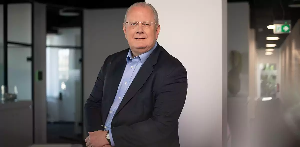 Kai Fischer, prezes zarządu Audiotainment Südwest. (fot Jennifer Weyland/Audiotainment Südwest)
